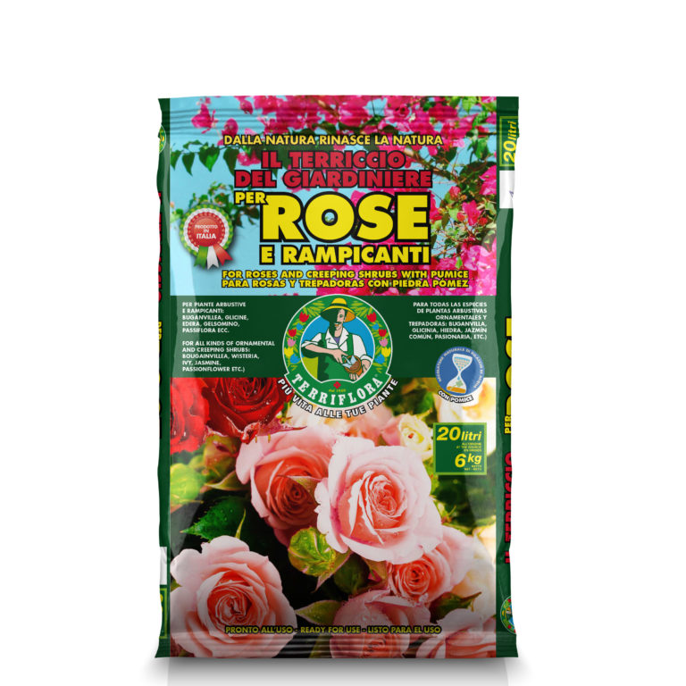 Confezione Specific Potting Soil for Roses and Climbing Plants - Euroterriflora