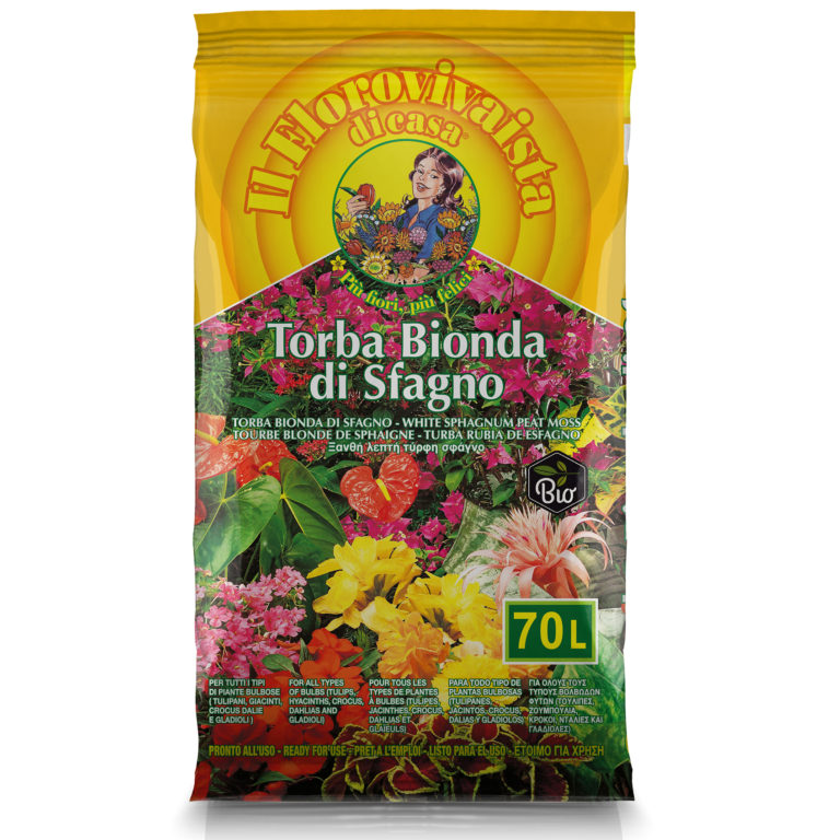 Confezione Organic Blonde Peat Moss - Euroterriflora